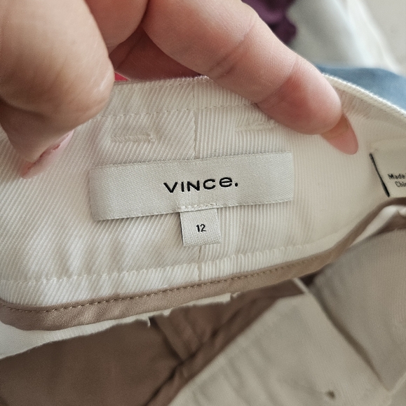 Vince Cotton Straight Leg Trouser Size 12 - Picture 4 of 7